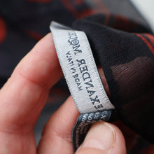 Load image into Gallery viewer, LARGE Genuine  "As New" ALEXANDER MCQUEEN "Red Skulls" Pattern Silk Scarf
