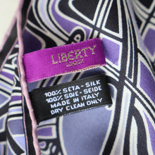 Load image into Gallery viewer, LARGE "As New" Vintage LIBERTY "Ianthe" Silk Scarf with Attractive Art Nouveau Pattern BOXED
