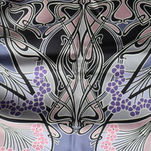 Load image into Gallery viewer, LARGE "As New" Vintage LIBERTY "Ianthe" Silk Scarf with Attractive Art Nouveau Pattern BOXED

