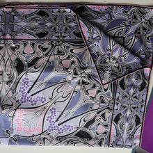 Load image into Gallery viewer, LARGE "As New" Vintage LIBERTY "Ianthe" Silk Scarf with Attractive Art Nouveau Pattern BOXED

