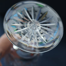 Load image into Gallery viewer, FOUR Vintage 1960s Edinburgh Small Wine or Sherry Glasses. STAR OF EDINBURGH Pattern. 5 1/4 inches
