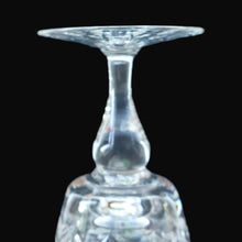 Load image into Gallery viewer, FOUR Vintage 1960s Edinburgh Small Wine or Sherry Glasses. STAR OF EDINBURGH Pattern. 5 1/4 inches
