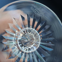 Load image into Gallery viewer, FOUR Vintage 1960s Edinburgh Crystal CHAMPAGNE Flute Glasses. Star of Edinburgh 6 1/4 inches
