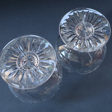 Load image into Gallery viewer, PAIR OF Vintage Edinburgh Crystal LARGE Brandy Glasses.  STAR OF EDINBURGH Pattern. 5 inches
