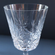 Load image into Gallery viewer, PAIR OF Vintage Edinburgh Crystal LARGE Water (or Red Wine) Goblet.  STAR OF EDINBURGH Pattern. 7 1/4 inches
