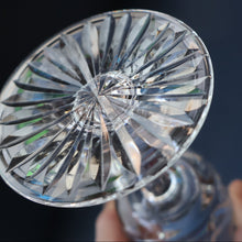 Load image into Gallery viewer, PAIR OF Vintage Edinburgh Crystal LARGE Water (or Red Wine) Goblet.  STAR OF EDINBURGH Pattern. 7 1/4 inches
