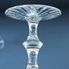 Load image into Gallery viewer, PAIR OF Vintage Edinburgh Crystal LARGE Water (or Red Wine) Goblet.  STAR OF EDINBURGH Pattern. 7 1/4 inches
