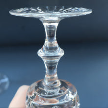Load image into Gallery viewer, PAIR OF Vintage Edinburgh Crystal LARGE Water (or Red Wine) Goblet.  STAR OF EDINBURGH Pattern. 7 1/4 inches
