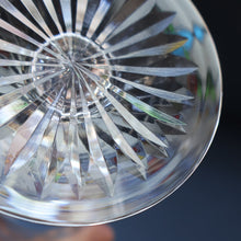 Load image into Gallery viewer, PAIR OF Vintage Edinburgh Crystal LARGE Water (or Red Wine) Goblets.  STAR OF EDINBURGH Pattern. 7 1/4 inches
