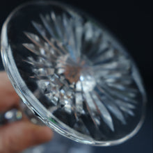 Load image into Gallery viewer, PAIR OF Vintage Edinburgh Crystal LARGE Water (or Red Wine) Goblet.  STAR OF EDINBURGH Pattern. 7 1/4 inches
