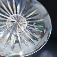 Load image into Gallery viewer, PAIR OF Vintage Edinburgh Crystal LARGE Water (or Red Wine) Goblet.  STAR OF EDINBURGH Pattern. 7 1/4 inches
