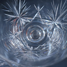 Load image into Gallery viewer, PAIR OF Vintage Edinburgh Crystal LARGE Water (or Red Wine) Goblet.  STAR OF EDINBURGH Pattern. 7 1/4 inches

