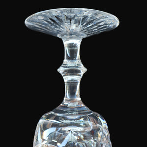 Vintage PAIR OF Edinburgh Crystal Wine Glasses. STAR OF EDINBURGH Pattern: 6 1/4 inches