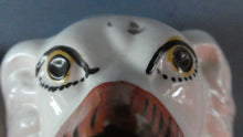 Load image into Gallery viewer, Staffordshire Dogs Chimney Spaniels / Wally Dugs. 8 1/2 inches. ANTIQUE PAIR with painted yellow eyes; c1880
