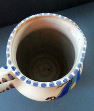 Load image into Gallery viewer, Vintage HONITON POTTERY Stoneware Jug with Hand Painted Viking Galleon Design on Each Side
