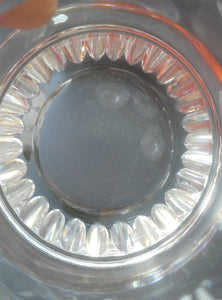 FOUR 1980s WHISKY TUMBLERS Crystal "On the Rocks" Glasses. Prince Regent Pattern by WEBB CORBETT