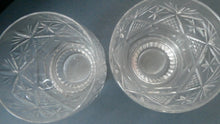 Load image into Gallery viewer, FOUR 1980s WHISKY TUMBLERS Crystal &quot;On the Rocks&quot; Glasses. Prince Regent Pattern by WEBB CORBETT
