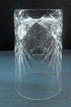 Load image into Gallery viewer, Pair of 1950s EDINBURGH CRYSTAL Tall OBAN Tumblers. Height 4 1/8 inches 
