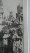 Load image into Gallery viewer, SCOTTISH ART: Rare 1901 GLASGOW INTERNATIONAL EXHIBITION Etching by Susan F. Crawford
