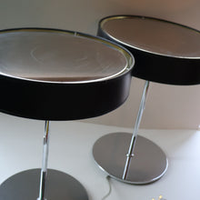 Load image into Gallery viewer, Contemporary GERMAN Design. 1980s &quot;Hulsta&quot; Table Lamp Black &amp; Chrome with Mirror Finishes. PAIR AVAILABLE
