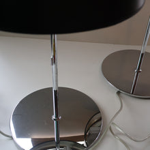 Load image into Gallery viewer, Contemporary GERMAN Design. 1980s &quot;Hulsta&quot; Table Lamp Black &amp; Chrome with Mirror Finishes. PAIR AVAILABLE
