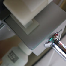 Load image into Gallery viewer, Contemporary GERMAN Design. 1980s &quot;Hulsta&quot; Table Lamp Black &amp; Chrome with Mirror Finishes. PAIR AVAILABLE
