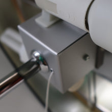 Load image into Gallery viewer, Contemporary GERMAN Design. 1980s &quot;Hulsta&quot; Table Lamp Black &amp; Chrome with Mirror Finishes. PAIR AVAILABLE
