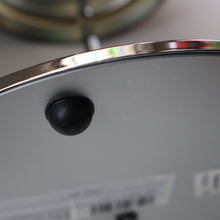 Load image into Gallery viewer, Contemporary GERMAN Design. 1980s &quot;Hulsta&quot; Table Lamp Black &amp; Chrome with Mirror Finishes. PAIR AVAILABLE
