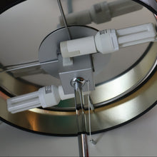 Load image into Gallery viewer, Contemporary GERMAN Design. 1980s &quot;Hulsta&quot; Table Lamp Black &amp; Chrome with Mirror Finishes. PAIR AVAILABLE
