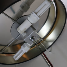 Load image into Gallery viewer, Contemporary GERMAN Design. 1980s &quot;Hulsta&quot; Table Lamp Black &amp; Chrome with Mirror Finishes. PAIR AVAILABLE
