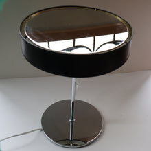 Load image into Gallery viewer, Contemporary GERMAN Design. 1980s &quot;Hulsta&quot; Table Lamp Black &amp; Chrome with Mirror Finishes. PAIR AVAILABLE
