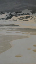 Load image into Gallery viewer, Collectable 1930s Original COLOUR WOODCUT Entitled &quot;Breakers&quot; by Oscar Droege. Pencil Signed
