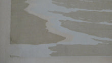 Load image into Gallery viewer, Collectable 1930s Original COLOUR WOODCUT Entitled &quot;Breakers&quot; by Oscar Droege. Pencil Signed
