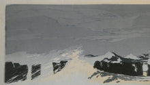 Load image into Gallery viewer, Collectable 1930s Original COLOUR WOODCUT Entitled &quot;Breakers&quot; by Oscar Droege. Pencil Signed
