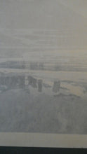Load image into Gallery viewer, Collectable 1930s Original COLOUR WOODCUT Entitled &quot;Breakers&quot; by Oscar Droege. Pencil Signed
