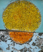Load image into Gallery viewer, Monica Backtrom Frozen Landscape Plaque for Kosta Boda. Setting Sun (in wooden frame)
