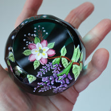 Load image into Gallery viewer, Vintage Limited Edition 1991 Caithness Paperweight WILD ROSE BOUQUET by William Manson
