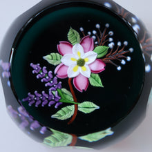 Load image into Gallery viewer, Vintage Limited Edition 1991 Caithness Paperweight WILD ROSE BOUQUET by William Manson
