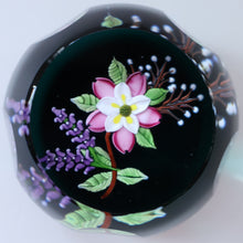 Load image into Gallery viewer, Vintage Limited Edition 1991 Caithness Paperweight WILD ROSE BOUQUET by William Manson

