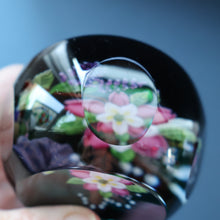 Load image into Gallery viewer, Vintage Limited Edition 1991 Caithness Paperweight WILD ROSE BOUQUET by William Manson
