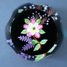Load image into Gallery viewer, Vintage Limited Edition 1991 Caithness Paperweight WILD ROSE BOUQUET by William Manson
