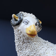 Load image into Gallery viewer, ANTIQUE Victorian 1880s Staffordshire Spill Vase. In the form of a Sheep or Ram
