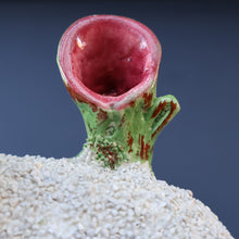 Load image into Gallery viewer, ANTIQUE Victorian 1880s Staffordshire Spill Vase. In the form of a Sheep or Ram
