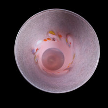 Load image into Gallery viewer, SCOTTISH GLASS. Vintage 1960s Strathearn Vase Aventurine Inclusions, Tutti Frutti Swirls. Leaping Salmon Mark.  8 inches
