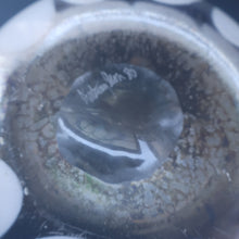 Load image into Gallery viewer, British STUDIO GLASS BOWL by Anthony Stern (1944 - 2022). &quot;White Spiral&quot; Range. Signed and dated 1980
