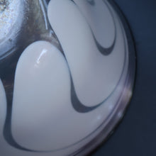 Load image into Gallery viewer, British STUDIO GLASS BOWL by Anthony Stern (1944 - 2022). &quot;White Spiral&quot; Range. Signed and dated 1980
