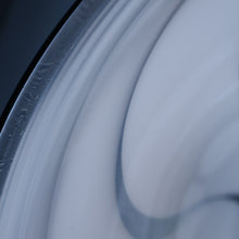 Load image into Gallery viewer, British STUDIO GLASS BOWL by Anthony Stern (1944 - 2022). &quot;White Spiral&quot; Range. Signed and dated 1980
