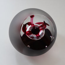 Load image into Gallery viewer, Fabulous LIMITED EDITION Scottish Caithness Glass Paperweight: Space Flower by Colin Terris; 1976 BOXED
