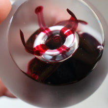 Load image into Gallery viewer, Fabulous LIMITED EDITION Scottish Caithness Glass Paperweight: Space Flower by Colin Terris; 1976 BOXED
