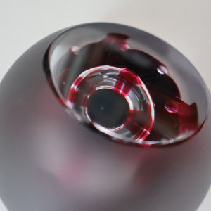 Fabulous LIMITED EDITION Scottish Caithness Glass Paperweight: Space Flower by Colin Terris; 1976 BOXED
